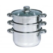 3-Tier Steamer with S/S Hollow Handles