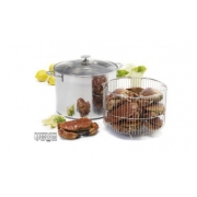 Stock Pot W/Wire Basket W/LID